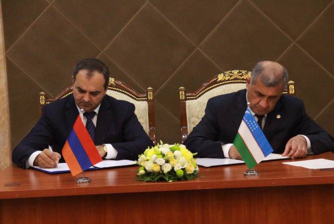 Генеральные прокуроры Армении и Узбекистана подписали Меморандум о сотрудничестве
