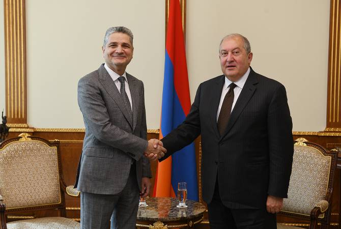 President Sarkissian holds meeting with EEC Board Chairman