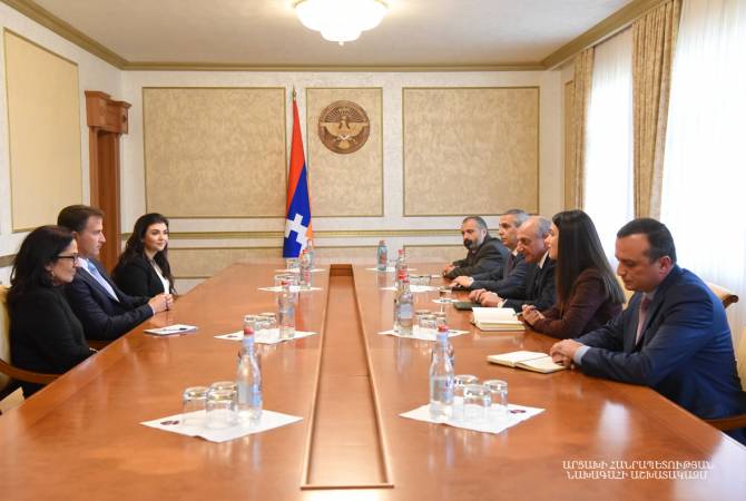 President of Artsakh meets with executive director of Armenian Assembly of America