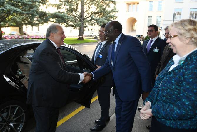 Армен Саркисян возглавит Группу известных лиц Конференции ООН по торговле и 
развитию

