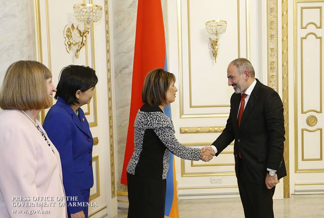 PM Pashinyan receives Reps. Jackie Speier and Judy Chu