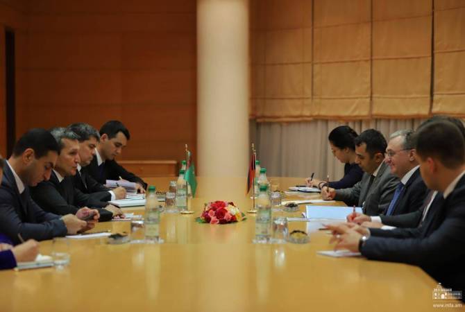 Отношения между Арменией и Туркменистаном имеют прочную основу: министр 
иностранных дел РА

