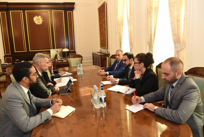 Deputy PM Avinyan receives World Bank’s Regional Director for South Caucasus