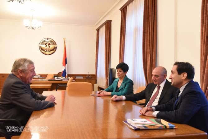 President Sahakyan, François Rochebloine discuss Artsakh-France relations 