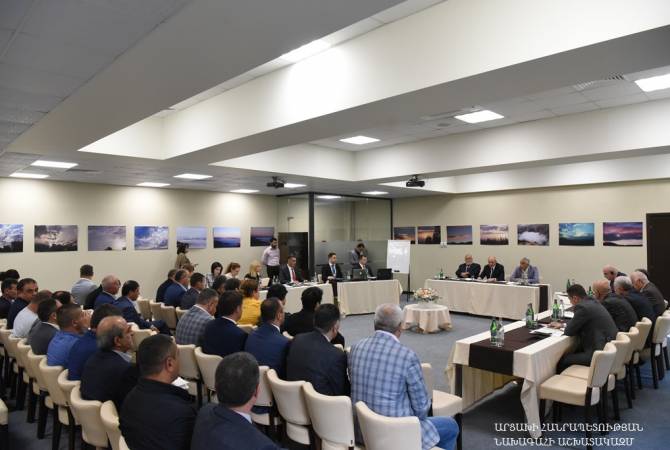President of Artsakh attends opening of conference on mining industry