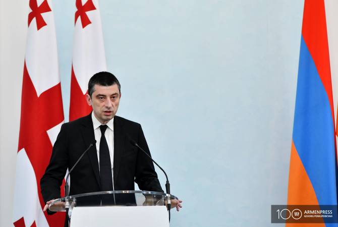  Премьер-министр Грузии видит значительный прогресс в экономических отношениях с 
Арменией

 