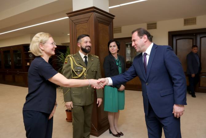 Армения и Литва высоко оценивают двустороннее и многостороннее сотрудничество в 
сфере обороны