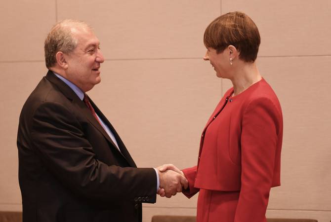 Համագործակցության ներուժը բավական մեծ է․հանդիպել են Հայաստանի և Էստոնիայի 
նախագահները