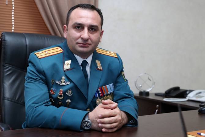 Артак Наапетян освобожден от должности директора спасательной службы МЧС Армении

