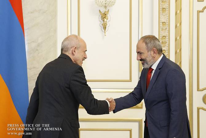 Nikol Pashinyan a reçu l'Ambassadeur d'Allemagne en Arménie