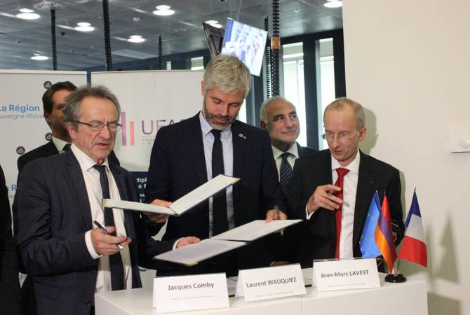 Օվերն-Ռոն-Ալպերի խորհրդի նախագահը խոստանում է 600 հազ. եվրոյով աջակցել 
UFAR20+ կամպուսի կառուցմանը