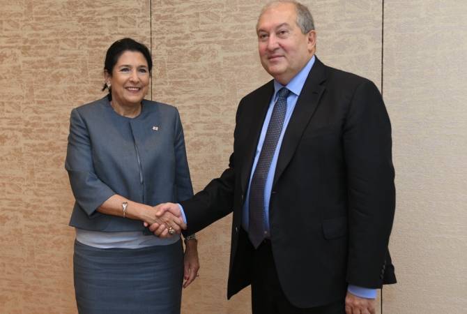 Армен Саркисян встретился с президентом Грузии