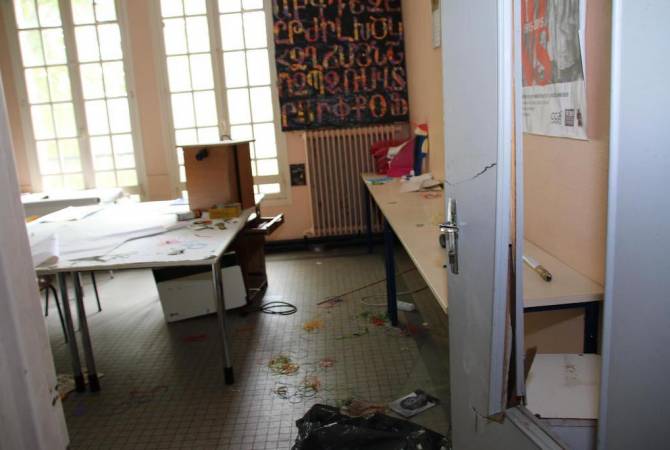 Armenian college in France vandalized 