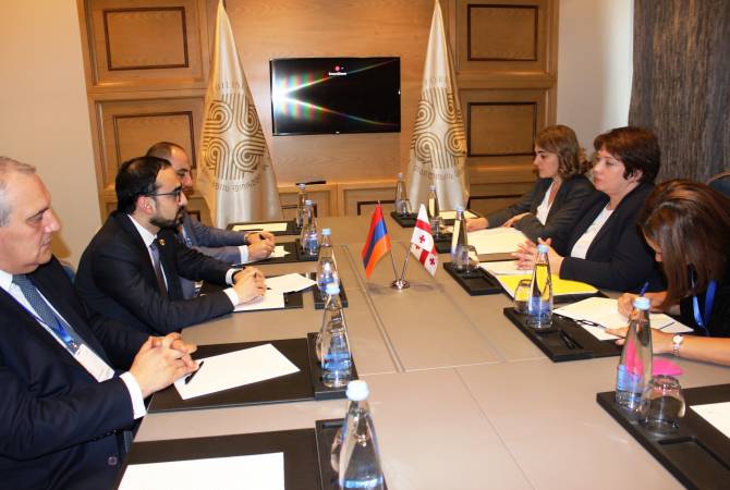 Armenian, Georgian deputy PMs discuss infrastructure development 