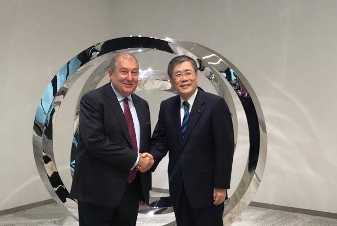 Президент Саркисян пригласил руководство компании “Mitsubishi Heavy Industries” 
посетить Армению

