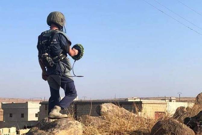116.000 square meters of territory cleared by Armenian de-miners in Syria
