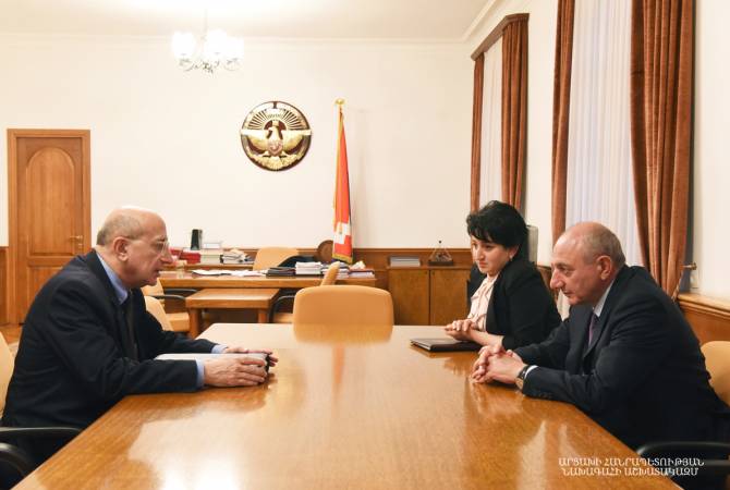 President of Artsakh receives Chair of Armenia’s Statistical Committee