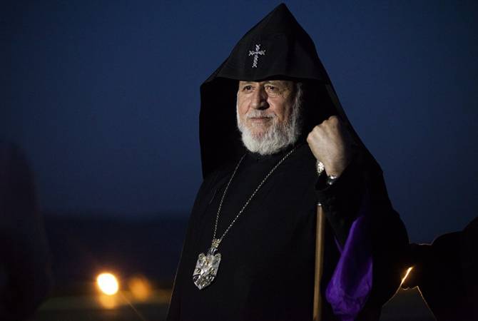 President of Artsakh congratulates His Holiness Garegin II on 20th anniversary of enthronement