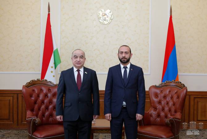 Armenian, Tajik Parliament Speakers highlight positive dynamics of bilateral relations