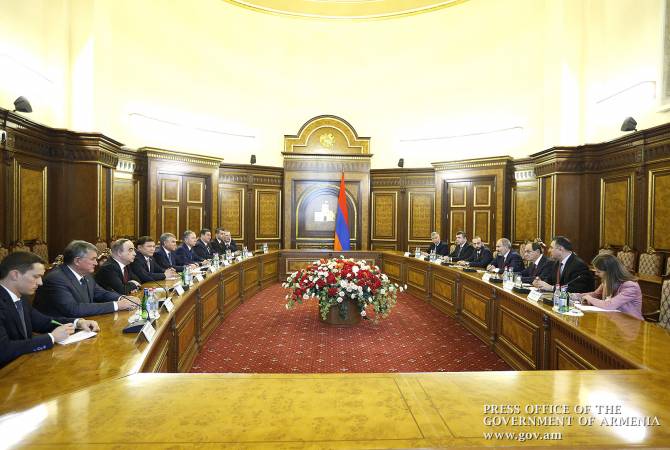 Премьер-министр Армении принял руководителей делегаций Парламентской ассамблеи 
ОДКБ

