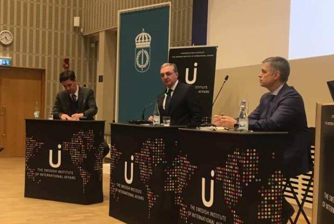 Armenian FM participates in Lecture dedicated to Eastern Partnership’s 10th anniversary in 
Sweden