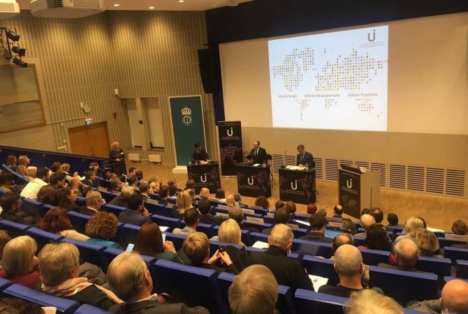 وزير الخارجية الأرميني زوهراب مناتساكانيان يلقي محاضرة في المعهد السويدي للشؤون الدولية بالسويد