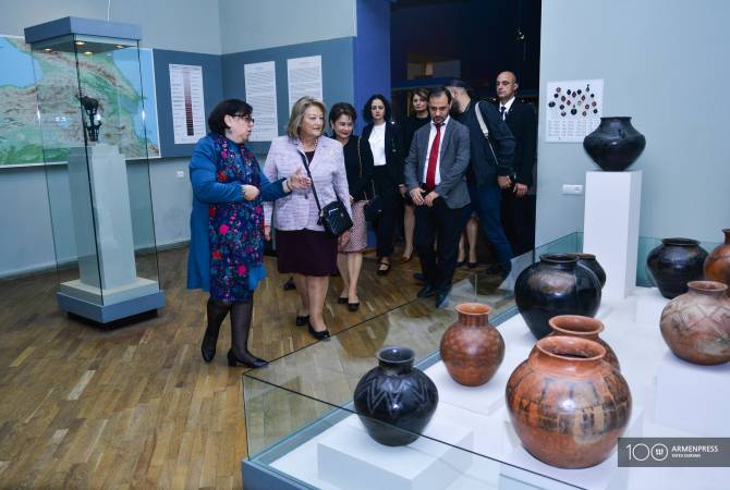 Հայաստանն ու Հունաստանը միշտ բարեկամներ են եղել. նախագահների տիկնայք 
այցելեցին Պատմության թանգարան
