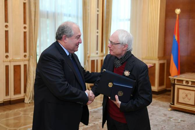 Президент вручил Тиграну Мансуряну орден “За заслуги перед Отечеством”  1-й степени