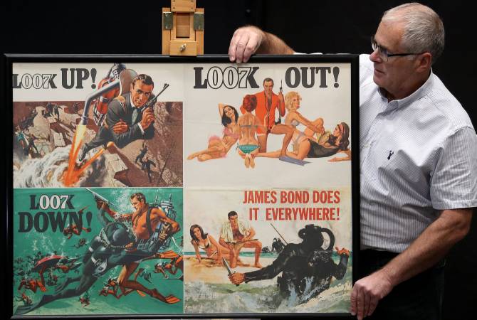 DM: крупнейшую коллекцию плакатов к фильмам о Бонде продали за $264 тыс.