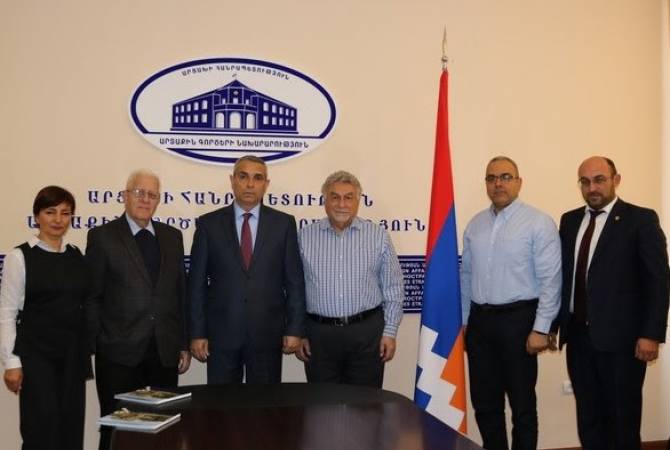 Artsakh FM receives representatives of leadership of Armenian Democratic Liberal Party