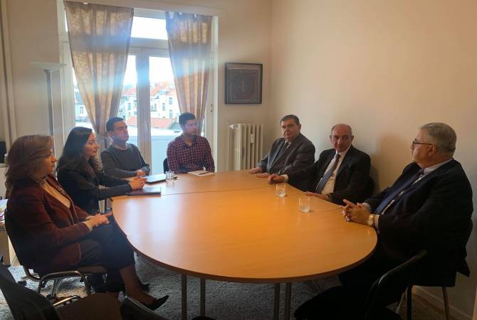  Бако Саакян посетил центральный офис Европейской комиссии «Ай Дата» 