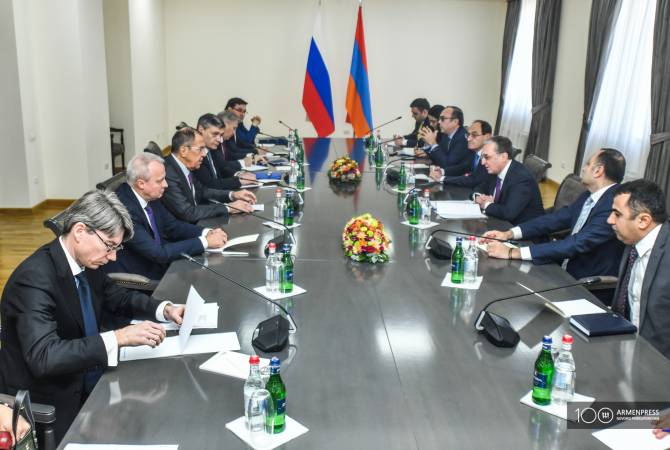 Հայաստանի ու Ռուսաստանի արտգործնախարարները քննարկել են երկկողմ օրակարգի 
մի շարք հարցեր