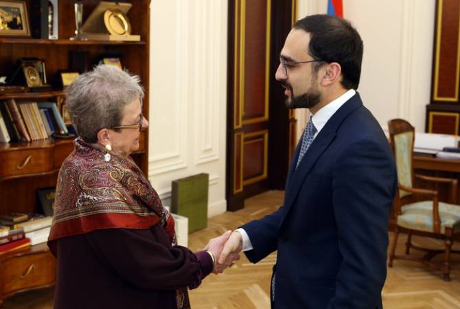 Le vice-Premier ministre Tigran Avinian a reçu l'Ambassadrice de l'UE en Arménie