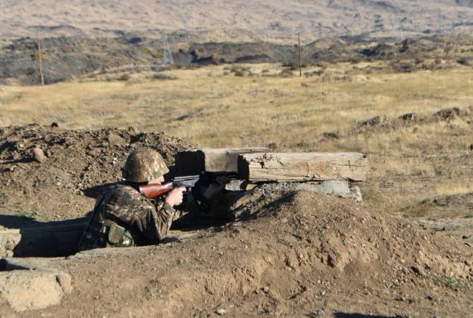 Shooting exercises held at 4th Army Corps gun range  