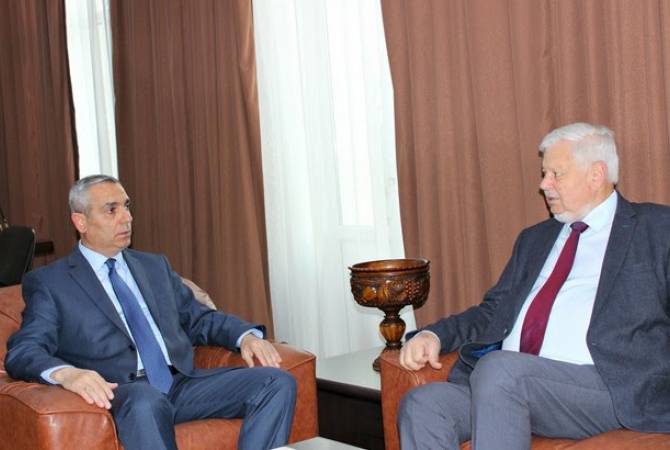 Artsakh’s FM receives Personal Representative of OSCE Chairperson-in-Office