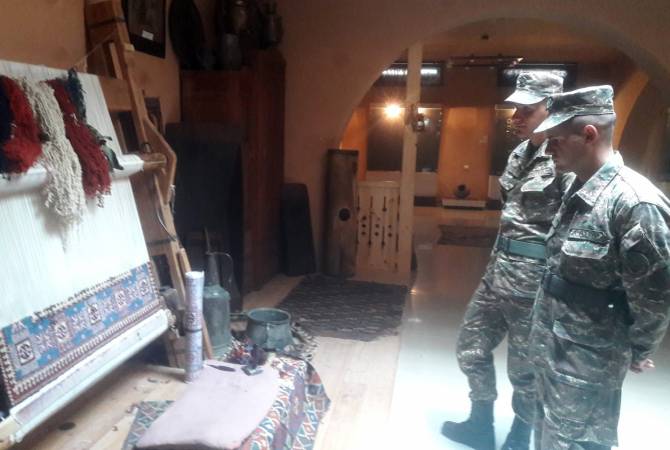 Զինծառայողներն այցելել են Երկրագիտական թանգարան

