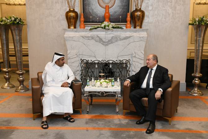 ՀՀ նախագահը համագործակցության հեռանկարներն է քննարկել Կատարի 
ներդրումային հիմնադրամի հետ
