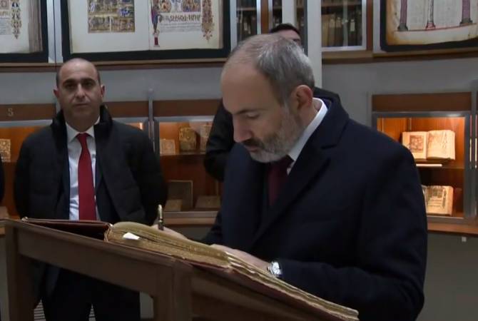 Pashinyan visits flood-affected Mekhitarist Monastery to express support during Italy trip  