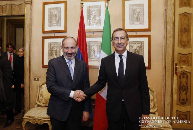  Pashinyan a rencontré le Maire de Milan, Giuseppe Sala,