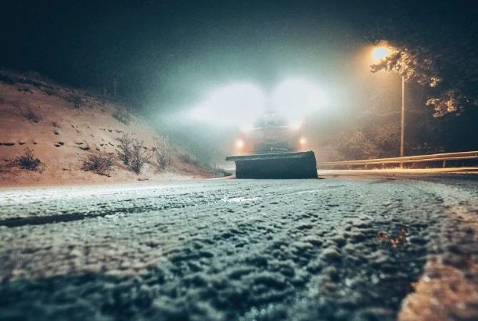 ГРУЗИЯ: В Тбилиси выпал первый снег