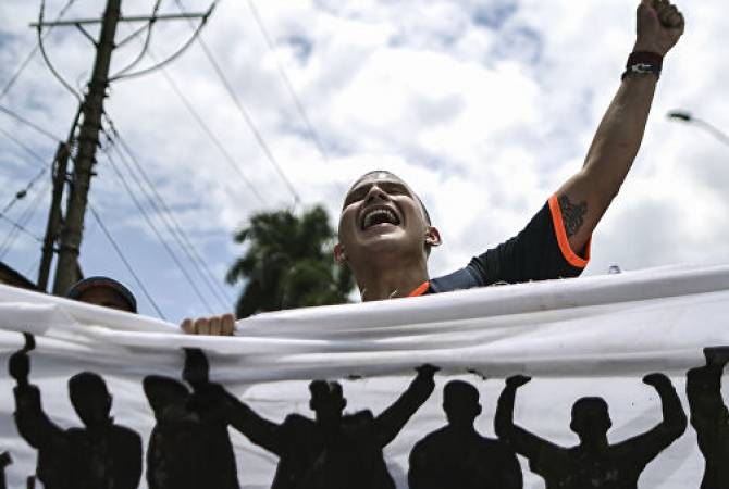 В ходе протестов в Колумбии задержали 115 человек
