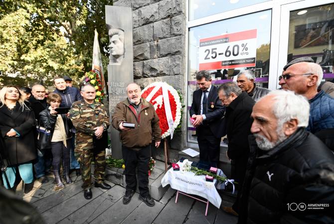 Լեոնիդ Ազգալդյանի մարտական ընկերներն ու հարազատները տոնեցին հերոսի 
ծննդյան 77-ամյակը