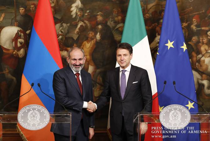 Italy is Armenia’s 2nd trade partner in EU – PM Pashinyan