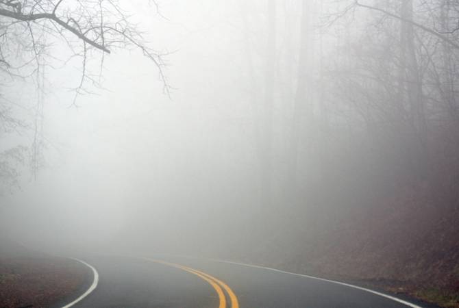 АРМЕНИЯ: На поворотах Дилижана и на автодороге Горис–Капан туман