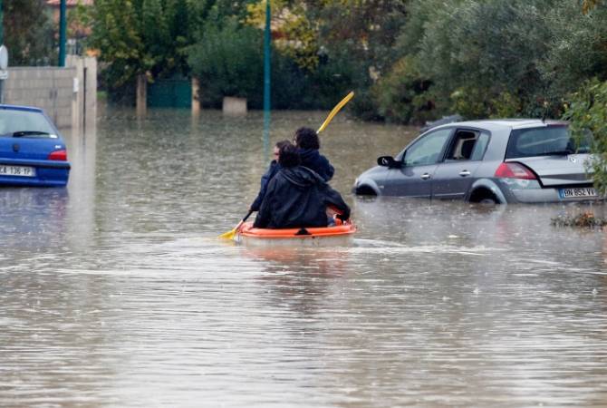 Число погибших в наводнении на юге Франции достигло четырех человек