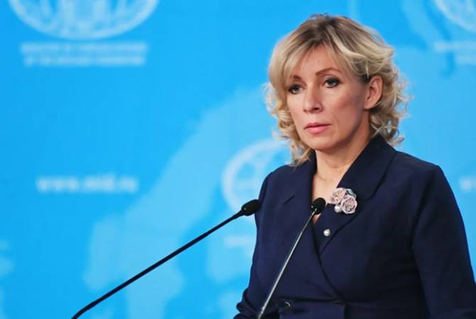  Захарова: Россия поддерживает акции по деэскалации ситуации вокруг Нагорного 
Карабаха 