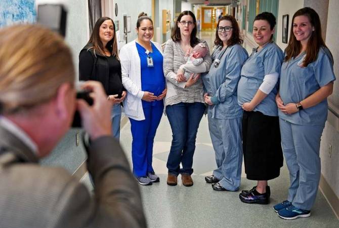 ԱՄՆ-ի հիվանդանոցում միաժամանակ հղիացել է ութ աշխատակցուհի
