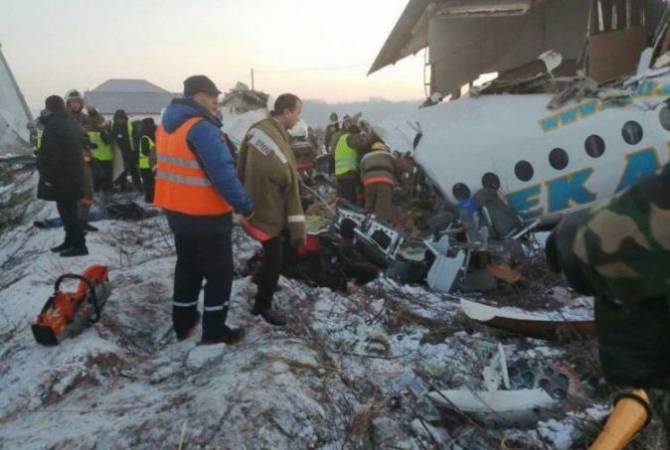 Plane crashes in Kazakhstan shortly after takeoff, at least 14 dead