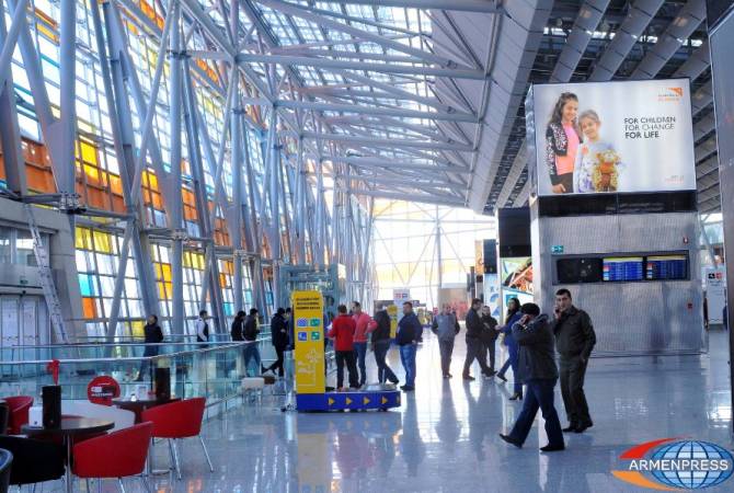 Zvartnots Airport 2019 passenger flow expected to exceed 3,000,000 by yearend 
