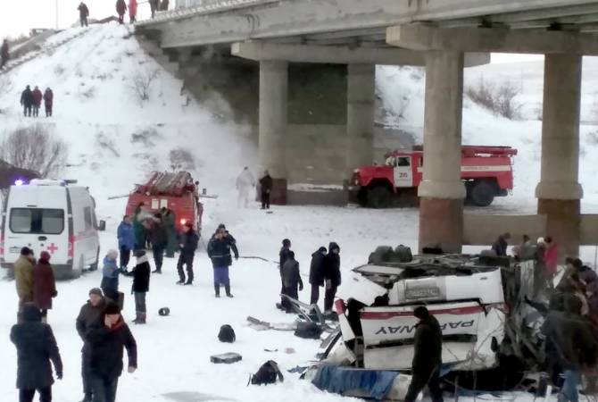 Russia’s Transbaikal Region governor declares mourning for those killed in bus crash